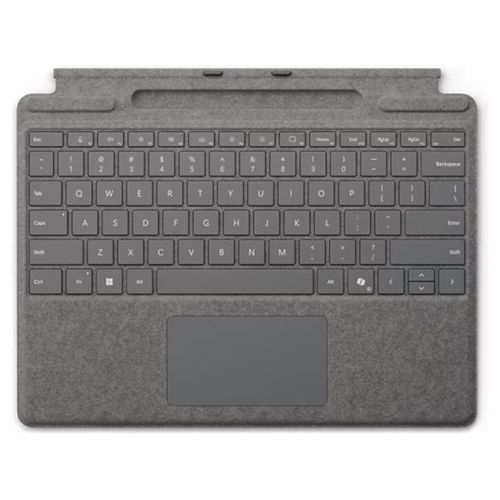 Microsoft Clavier Signature pour Surface Pro - Clavier - avec pavé tactile, plateau de rangement et de chargement du Surface Slim Pen 2, accéléromètre - QWERTY - platine