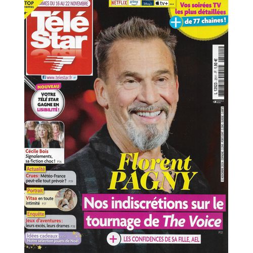 Tele Star N°2511 16/11/2024 Florent Pagny/ Kate Winslet/ Julien Doré/ Cécile Bois/ Gil Alma/ Vitaa/ Excès Des Jeux D'Aventure