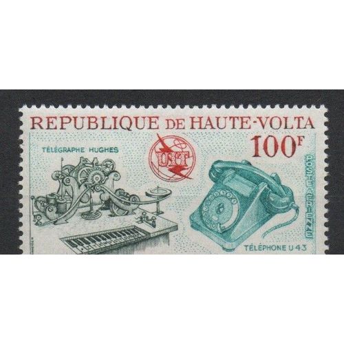 Haute-Volta Timbre Union Internationale Des Télécommunications 1965