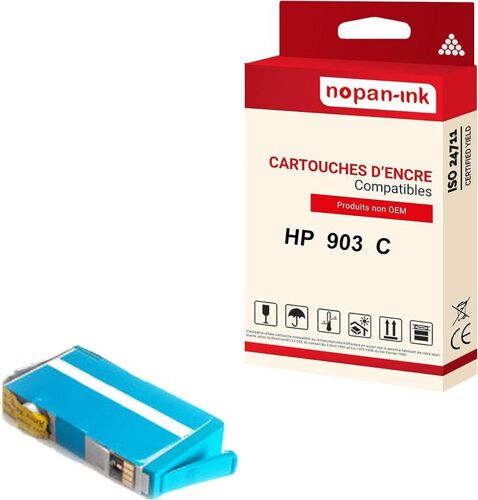 NOPAN-INK - x1 Cartouche compatible pour HP 903 XL 903XL Cyan T6M03AE/T6L87AE
