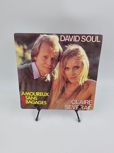Vinyle 45 Tours David Soul & Claire Severac : Amoureux Sans Bagages Avec Fourreau