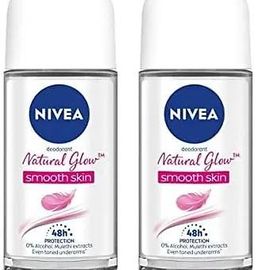 Nivea Natural Glow Smooth Skin Roll On ,50ml Each (Pack Of 2) 