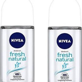 Nivea Fresh Natural Roll On ,50ml Each (Pack Of 2) 