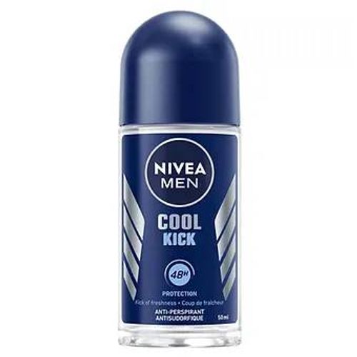 Nivea Men Cool Kick Roll On , 50ml Each (Pack Of 2) 