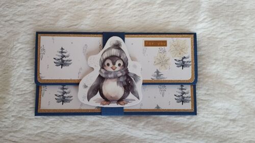 Enveloppe De Noël Pingouin