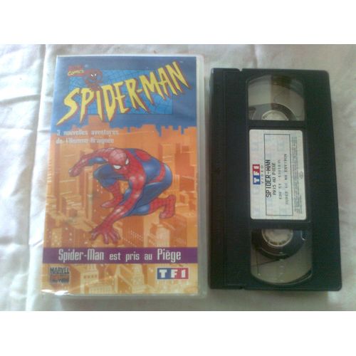 Cassette Vidéo Vhs - Spider-Man Est Pris Au Piège