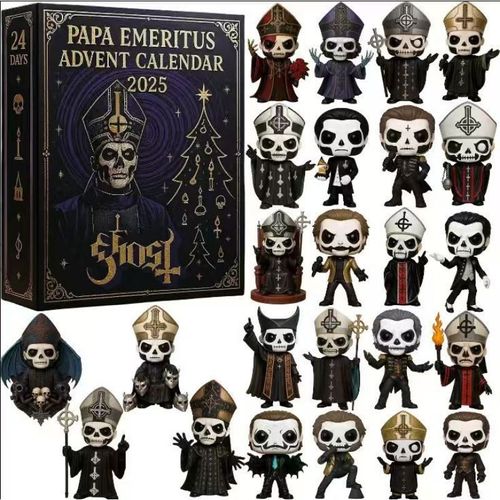 Calendrier de l'Avent Papa Emeritus 2025 - 24 Pièces Cadeaux Mystère