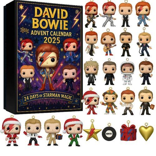 Calendrier de l'Avent David Bowie - 24 Jours Cadeaux Personnages Classiques