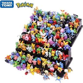 Figurine Pokemon lot de 144 pièces Jouet Jeux Personnage Pikachu Lugia sacha dresseur pack Cadeau Enfant anniversaire anime