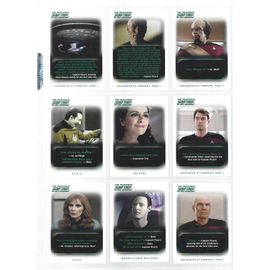 [ Trading Cards ] The Quotable Star Trek : The Next Generation ( Entire ) Base Cards Set ( 110 Cards ) - Rittenhouse Archives - 2005