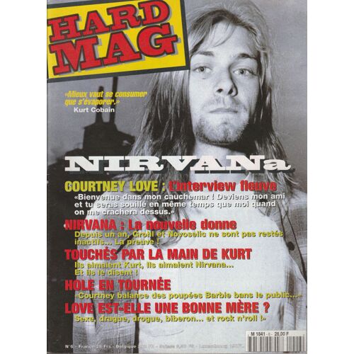 Nirvana: Nirvana Magazine France- Hard Mag N°6 1995