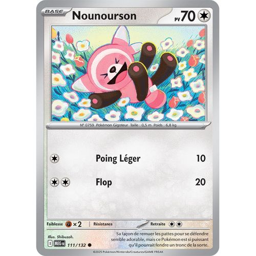 Nounourson - 111/132 - Mega-Evolution