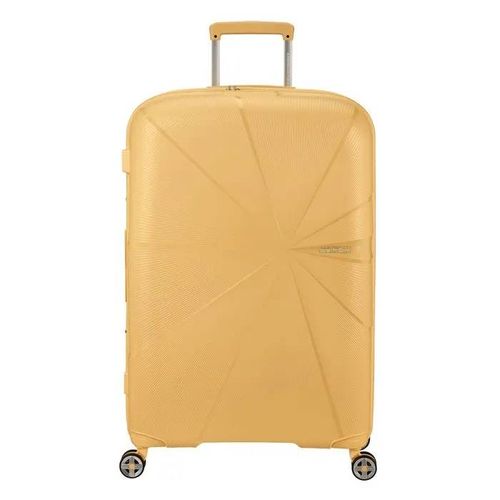 American Tourister Valise jaune foncé pour femme et homme - Starvibe Spinner 77 / 28 EXP TSA L Banana 271052