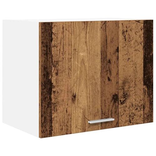 vidaXL Armoire suspendue Riga Bois ancien et Blanc 50 x 31 x 40 cm
