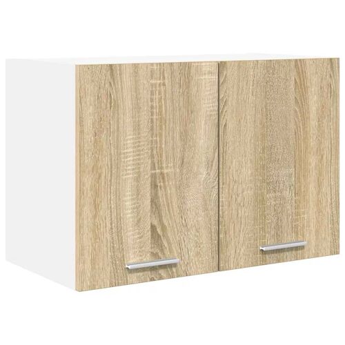 vidaXL Armoire suspendue Riga Chêne Sonoma et Blanc 60 x 31 x 40 cm