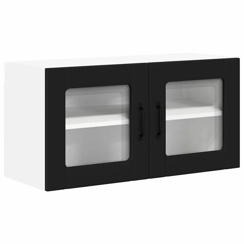 vidaXL Meuble mural de cuisine Noir 80 x 31 x 40 cm Bois d'ingénierie