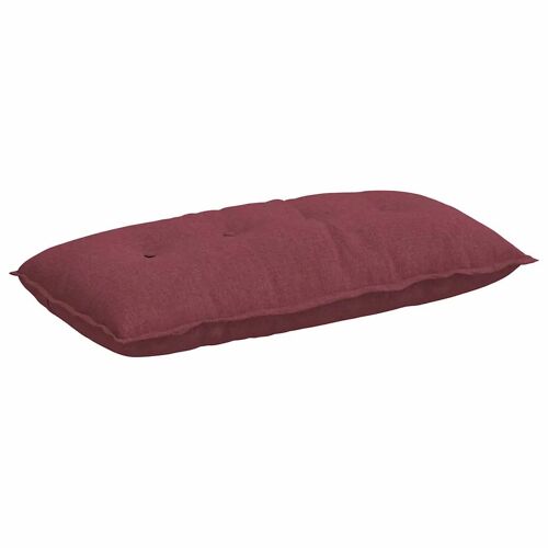 Vidaxl Coussin De Dos Bordeaux 200 X 19 X 50 Cm Tissu