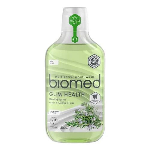 Bain De Bouche Biomed Natural Gum Health - Santé Des Gencives, Menthe, 500ml 