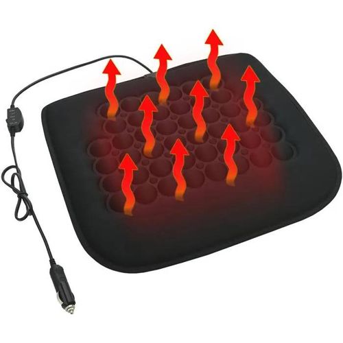 Compass Manager Coussin De Siege Chauffant Avec Thermostat 12 V