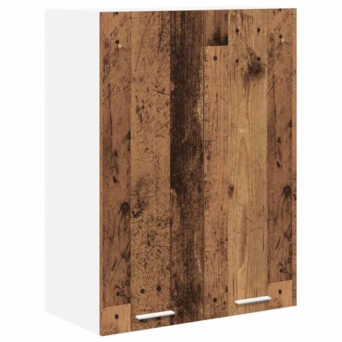 vidaXL Armoire suspendue avec étagère Riga Bois Ancien 60 x 31 x 80 cm
