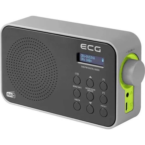 Radio portable - ECG - RD 110 DAB - DAB+/FM - Affichage LCD - Alarme intégrée
