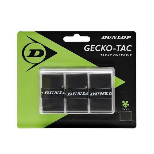 Overgrip - Dunlop - Gecko - Noir - 12 Pièces - Technologie Gecko-Tac