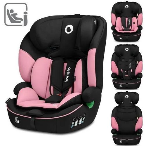 Siège Auto Évolutif Lionelo Levi I-Size - Rose - 76-150 Cm - Groupe 1/2/3