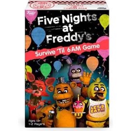 Five Nights At Freddy's Survive 'til 6am Game English Board Game - - - Ocio Stock