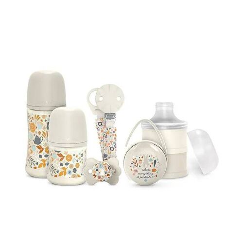 Coffret Biberon Welcome Baby Wonderland Beige - Beige