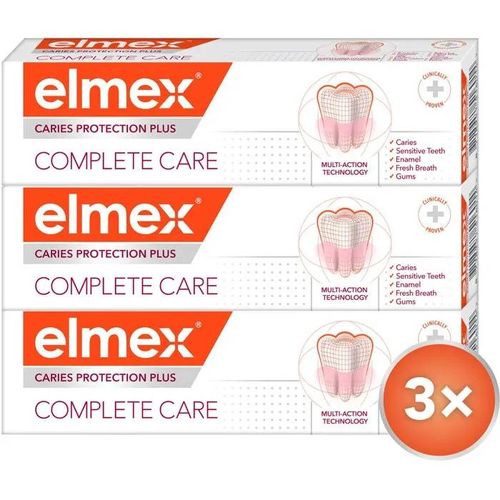 Elmex Caries Protection Plus Complete Care 3x 75 Ml 