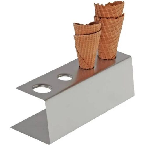 Support Porte Cornet à Glace - APS - 4 trous - Acier inoxydable
