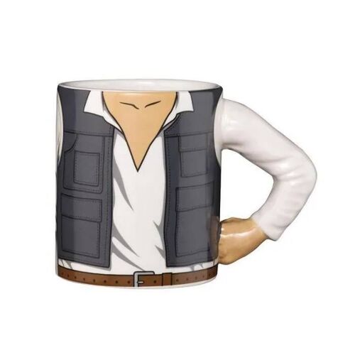 Mug - P.Derive Star Wars - Han Solo - Cylindrique - Gris - Compatible Lave-Vaisselle