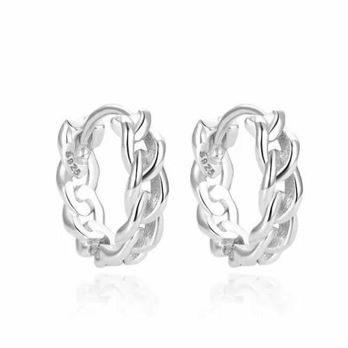 Boucles D'oreilles - Beneto - Argent 925 - Créoles - Femme