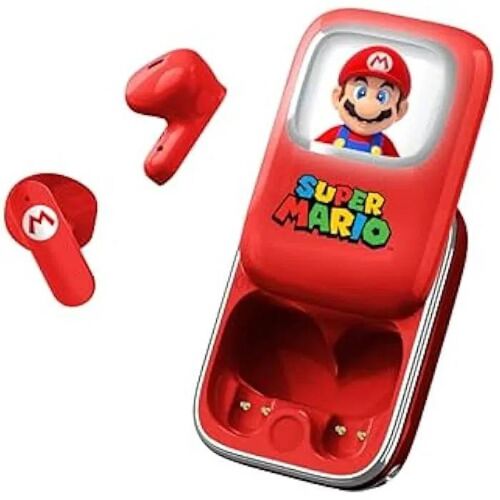 Écouteurs sans Fil - OTL Technologies - Super Mario - Bluetooth 5.3 - Étui USB-C - Intra-auriculaire
