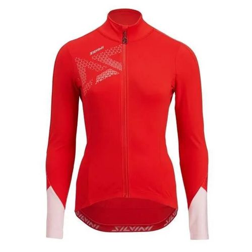 Maillot Cycliste Femme - Silvini Calvana - Respirant - Élastiqué - Ruby/Pink