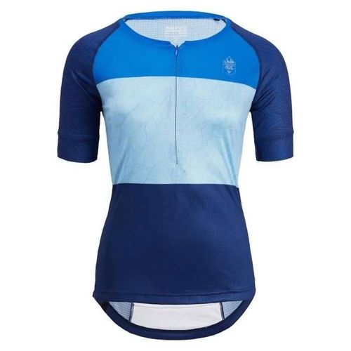 Maillot Femme Silvini Stabina - Vtt - Manches Courtes - Respirant - Bleu