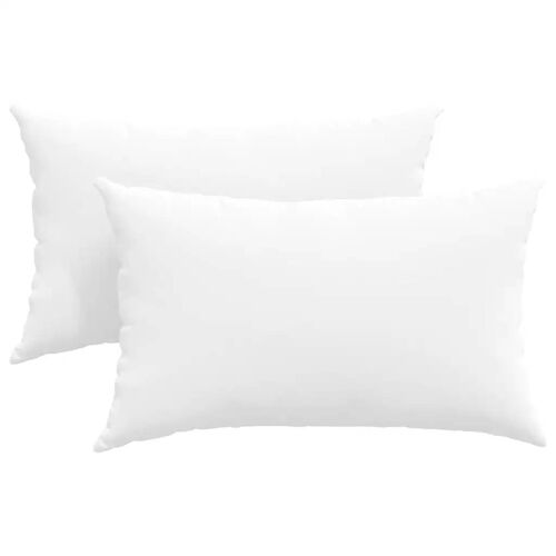 Vidaxl Coussins De Canapé Blanc