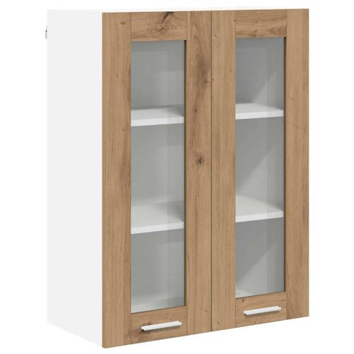vidaXL Armoire suspendue Riga Chêne artisanal 60 x 31 x 80 cm