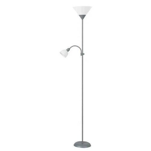 Lampes Rabalux Action ¿ Lampes De Bureau Et De Sol ¿ Couleur: Argent ¿ Blanc ¿ Matière: Métal ¿ Ref: 4028