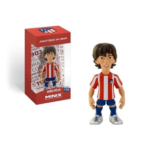 Figurine Minix Joao Felix 7 - Atletico Madrid - PVC 12cm - Rouge/Bleu