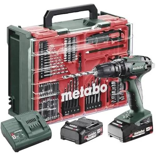 Perceuse à percussion sans fil - METABO - SB 18 - Batterie 18 V - Portable - Multicolore