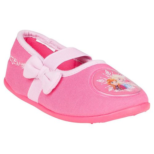 Chaussons Babies À Élastique Avec N?Ud Disney Frozen Du 28 Au 35 - Rose - 34