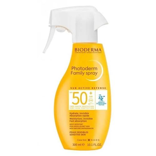 Spray Solaire - Bioderma - Photoderm Spf 50+ - 300ml - Adulte - Mixte - Liquide 