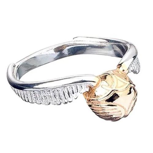 Harry Potter Golden Snitch Silver Ring - - - Ocio Stock