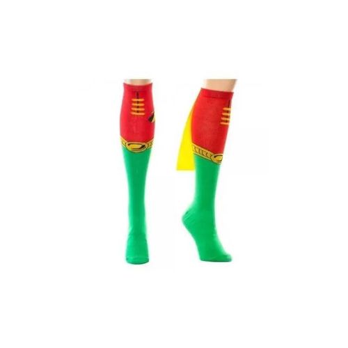 Chaussettes Hautes Dc Comics - Robin Cape - Difuzed - Adulte - Vert - Mixte