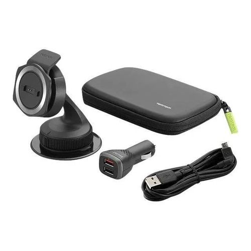 Kit D'accessoires - Tomtom - Support Voiture Et Étui De Protection - Noir - Plastique - Conçu Pour Tomtom