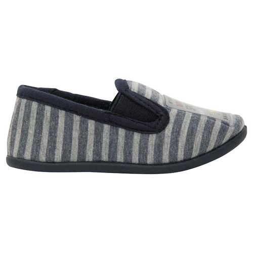 Chaussons Rayés Avec Patch Smileyworld - Bleu Foncé - 25