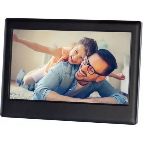 Cadre Photo Numérique - Sencor - SDF 742BK - Écran LCD 7 pouces - Diaporama Ajustable - Support VESA