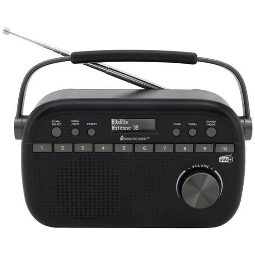 Soundmaster Radio DAB+ DAB280SW (noir) (FM, DAB+ DAB), Radio, Noir