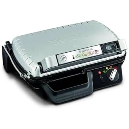 Grill électrique - TEFAL - SuperGrill XL GC461B - 2400 W - 110 cm² - Noir métallisé